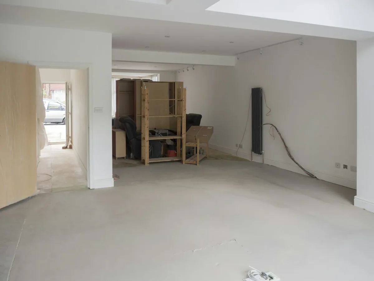 Vloerverwarming die druk verloor